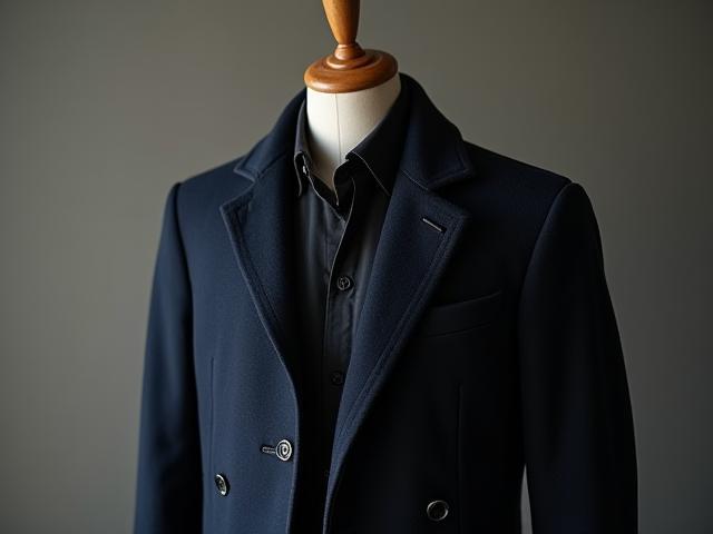 Stylish men's outerwear jacket with classic lines